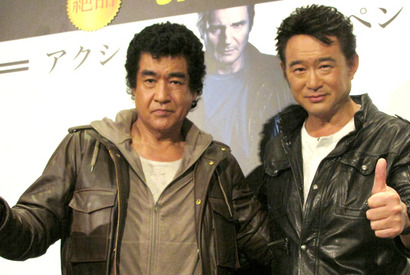 藤岡弘、＆船越英一郎『ラン・オールナイト』PRで、汗まみれ！ 涙まみれ!? 画像