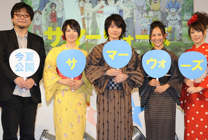 神木隆之介、谷村美月、桜庭ななみ、仲里依紗が東京アニメフェアに浴衣で揃い踏み 画像