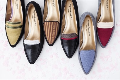 「薄桜鬼」土方歳三＆沖田総司らイケメンが足下を彩る！　コラボパンプス発売　 画像