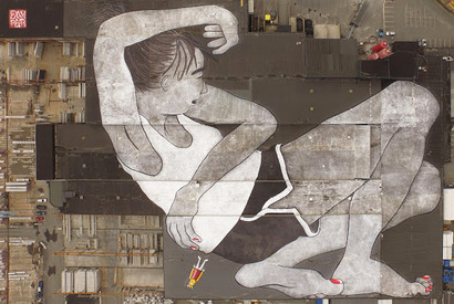 ノルウェーに世界一巨大な壁画が完成！　製作期間はたった4日 画像