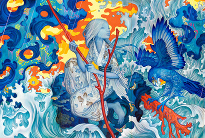 「プラダ」など手掛けるアーティストの日本初オリジナル画集発売 画像