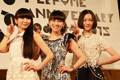 Perfume、結成15周年＆メジャーデビュー10周年「本当に幸せ」と涙 画像