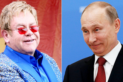 エルトン・ジョン、プーチン大統領を装ったイタ電を受ける　 画像