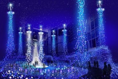 ディズニー映画『シンデレラ』、カレッタ汐留でイルミネーションショーを開催！ 画像