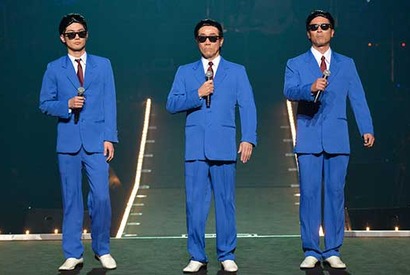 岸谷五朗＆寺脇康文＆三浦春馬、タモリに扮しモノマネ披露！「髪切った？」 画像