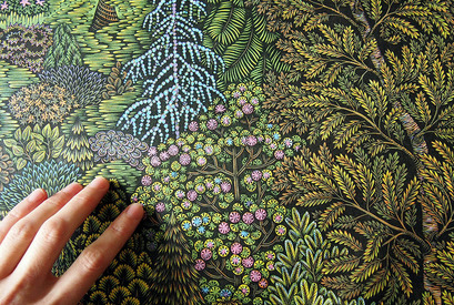 幾重もの色彩の美…アメリカ・ペンシルベニアの職人夫婦による木版画 画像