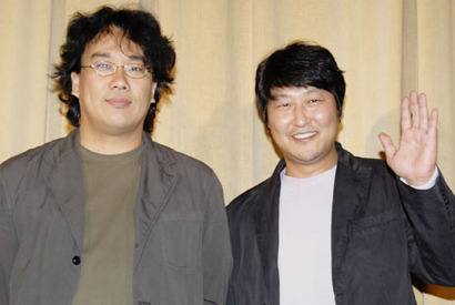 日本でも大ヒット『グエムル -漢江の怪物-』ポン・ジュノ監督と主演ソン・ガンホ初日舞台挨拶 画像