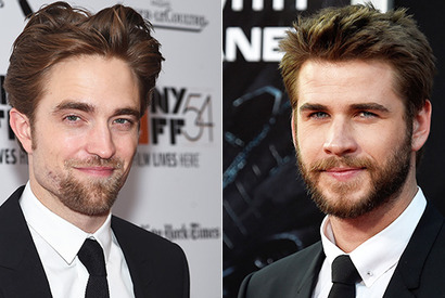 実は親友？R・パティンソン＆L・ヘムズワースがバーで一気飲み！ 画像