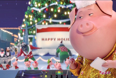 『SING』ハッピーなクリスマス映像到着！スケートリンクがダンスホールに 画像