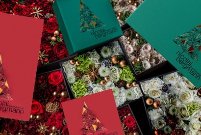 ニコライ バーグマンが贈る、2016年クリスマス限定フラワーボックスアレンジメント 画像