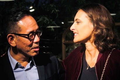 “パリジェンヌ”イネス・ド・ラ・フレサンジュ、ユニクロのローンチパーティーに登場！ 画像