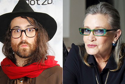 ジョン・レノンの息子ショーン、故キャリー・フィッシャーと書いた歌を公開 画像