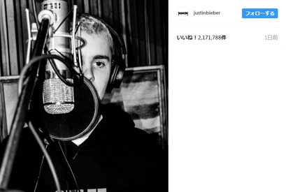 ジャスティン・ビーバー、新曲をレコーディング中？ 画像