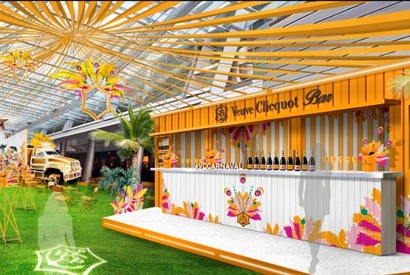 ポップアップバー「ヴーヴ・クリコ カーニバル」が六本木ヒルズ大屋根プラザに登場！ 画像