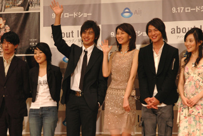『アバウト・ラブ／関於愛（クワァンユーアイ）』加瀬亮、メイビス・ファン、チェン・ボーリン、伊東美咲、塚本高史、リー・シャオルー来日記者会見 画像