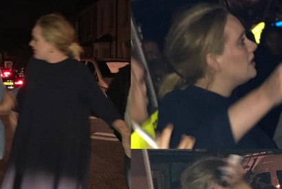 アデル、大火災のあったグレンフェル・タワーに来訪 画像