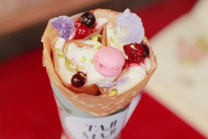 インスタ女子大興奮！ 500いいね間違いなしの“お花クレープ”って？ 画像