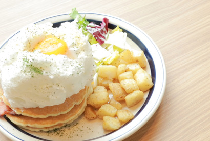 こんなの食べたことない！おしゃれカフェでいただく「エッグインクラウド」 画像