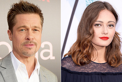 ブラッド・ピット、『マレフィセント』で若きアンジーを演じた女優と交際？ 画像
