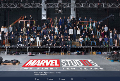 マーベル映画10周年！これまでのスーパーヒーローが集結 画像