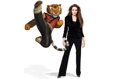 アンジー、子供たちの反応にも大満足！　『カンフー・パンダ』の魅力語る 画像