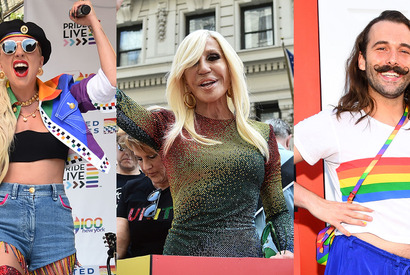 ニューヨークのプライド・パレードなどにレディー・ガガら多数セレブが参加 画像
