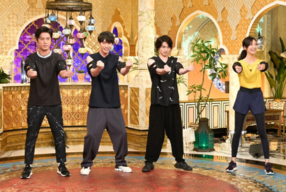 福士蒼汰＆菜々緒＆桐谷健太＆横浜流星が“電流ビリビリ”を体験「櫻井・有吉THE夜会」 画像