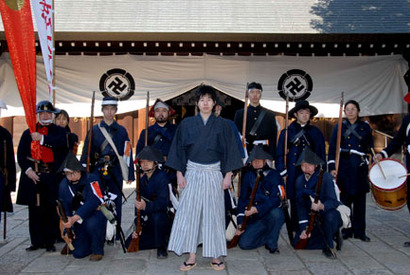 三浦アキフミ＆奇兵隊『長州ファイブ』松陰神社ヒット祈願イベント 画像