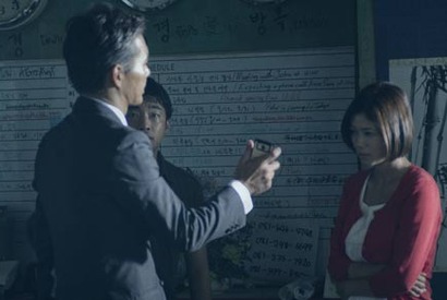 『外事警察　その男に騙されるな』撮影現場潜入レポート　 渡部×真木、緊迫の対決！ 画像