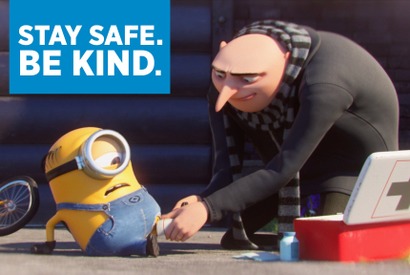 ミニオンとグルーから重要なメッセージ到着　WHO＆国連財団コラボ映像 画像