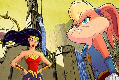 ワンダーウーマンとローラ・バニーが夢の共演！『スペース・プレイヤーズ』本編シーン 画像