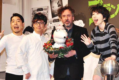 ティム・バートン監督の来日に、ハリセンボン＆オリラジもビリビリ感電!? 画像
