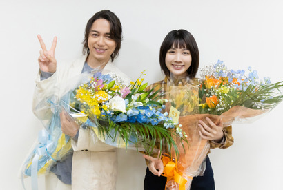 山崎育三郎＆松本穂香「リエゾン」クランクアップ！「とても寂しいです」 画像