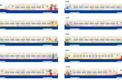 【ディズニー】特別車両「Magical Dream Shinkansen 」が東京～仙台間を運行　東京ディズニーリゾート40周年グランドフィナーレ記念 画像