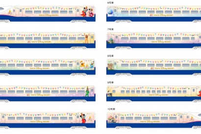 【ディズニー】特別車両「Magical Dream Shinkansen 」が東京～仙台間を運行　東京ディズニーリゾート40周年グランドフィナーレ記念 画像