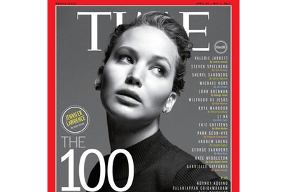 ジェニファー・ローレンス、「世界で最も影響力のある100人」に選出 画像