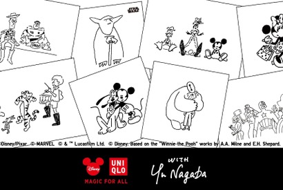 ユニクロ×長場雄 ディズニー作品の世界観を表現した特別コレクション発売 画像