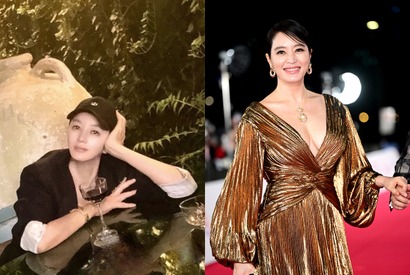 【韓国女優】“奇跡の54歳” キム・ヘス、色気がダダ漏れ…少し酔っぱらったような姿に「キュン」【PHOTO】 画像