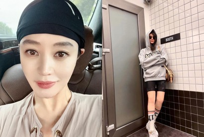 【韓国女優】“奇跡の54歳” キム・ヘス、ショートパンツから伸びる美脚に驚き…無欠点美貌もあらわに【PHOTO】 画像