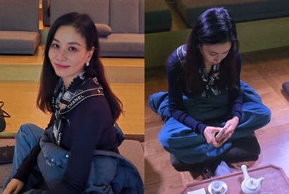 “チャン・ドンゴンの奥様”コ・ソヨン、デニムでも上品に…優雅な趣味活動を満喫！【PHOTO】 画像