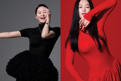 【韓国女優】超至近距離も余裕！キム・ヘス、54歳らしからぬ美貌で圧倒…“圧巻スタイル”も誇示【PHOTO】 画像