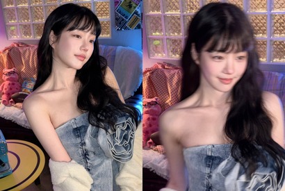 『チャングム』女優の娘イ・ユビ、美デコルテあらわな可愛い姿に反響！「お人形みたい」【PHOTO】 画像