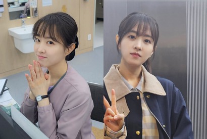 Disney+『照明店の客人たち』主演パク・ボヨン、撮影現場での明るい姿に“ほっこり”【PHOTO】 画像