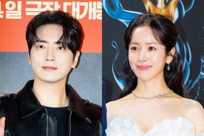 年下彼氏も嫉妬寸前!?女優ハン・ジミン、イ・ジュニョクに後ろから抱きしめられてニッコリ！【PHOTO】 画像