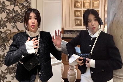 『トンイ』女優パク・ハソン、素敵なお呼ばれコーデを披露！知人の結婚式で“そわそわ”【写真】 画像