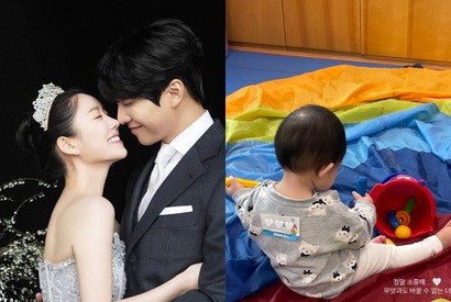 “イ・スンギの妻” イ・ダイン、かけがえのない娘の後ろ姿を公開。ぷっくりほっぺが可愛すぎる【PHOTO】 画像