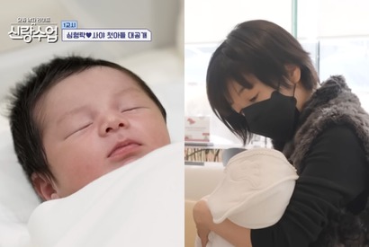 18歳年下の日本人女性と結婚した俳優シム・ヒョンタク、妻そっくりの我が子にメロメロ！ 画像