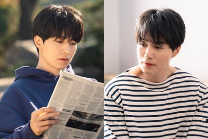 『離婚保険』主演のイ・ドンウク、カメラの外では台本手放さず…真剣な姿も“カッコいい”【PHOTO】 画像