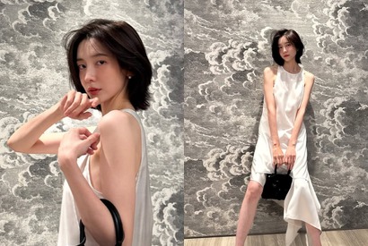 映画『秘顔』でベッドシーンに挑んだ女優パク・ジヒョン、魅惑のドレス姿に目が釘付け「惚れちゃう」【PHOTO】 画像