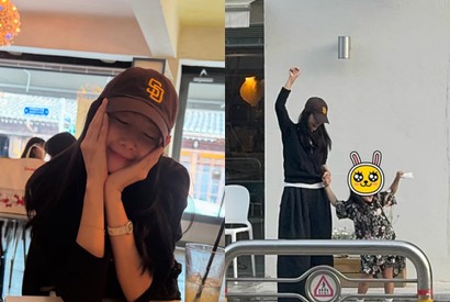 チェ・ジウ、大きくなった愛娘と散歩の風景を公開！温かな母娘ショットに「癒される」の声【PHOTO】 画像